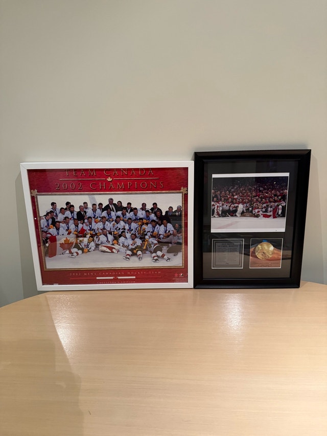 Team Canada Hockey Memorabilia - 2002 & 2010 Olympic Champions