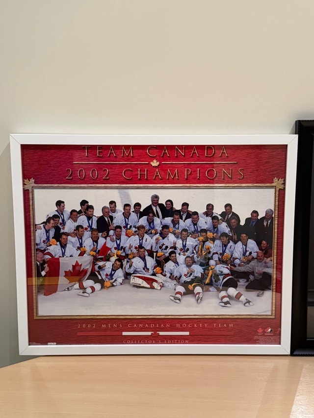 Team Canada Hockey Memorabilia - 2002 & 2010 Olympic Champions - photo 2