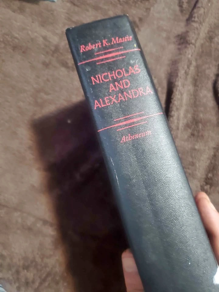 Robert K. Massie Nicholas and Alexandra Hardcover Book