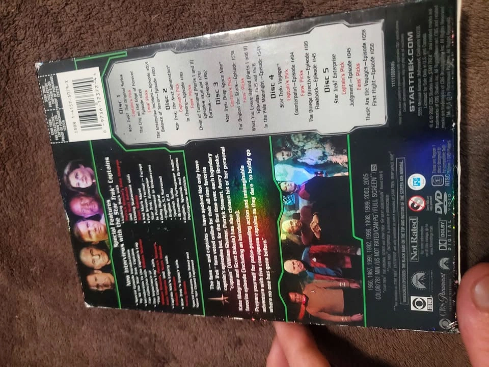 Star Trek Captain's Log Fan Collective DVD Set - photo 2