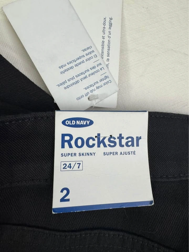 NEW Rockstar Super-Skinny Jeans Size 2 - photo 3
