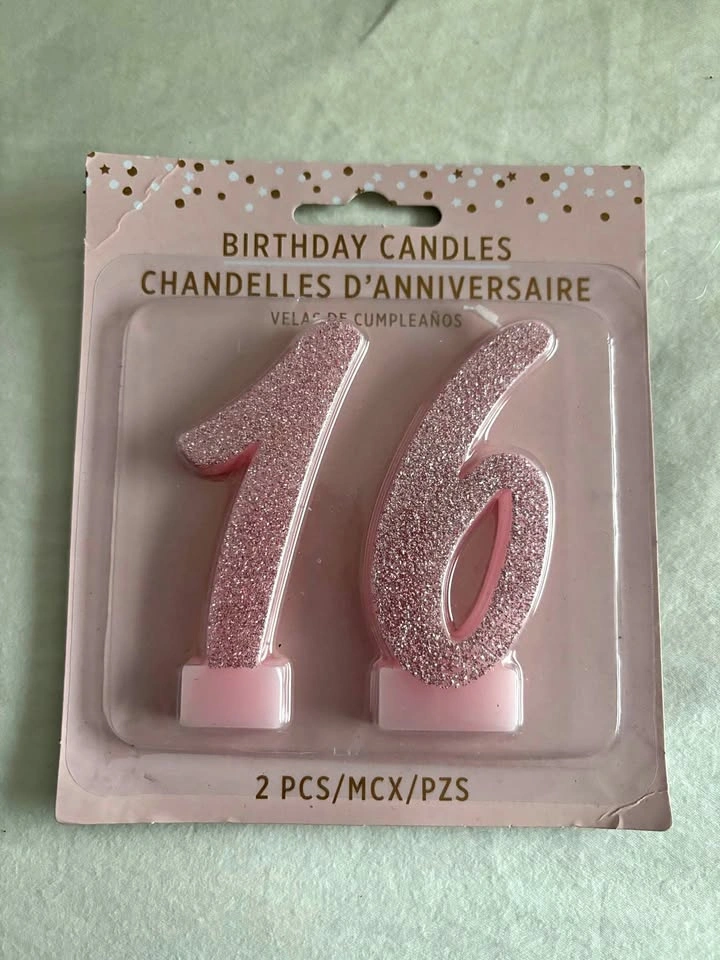 Brand New 16 Birthday Candle