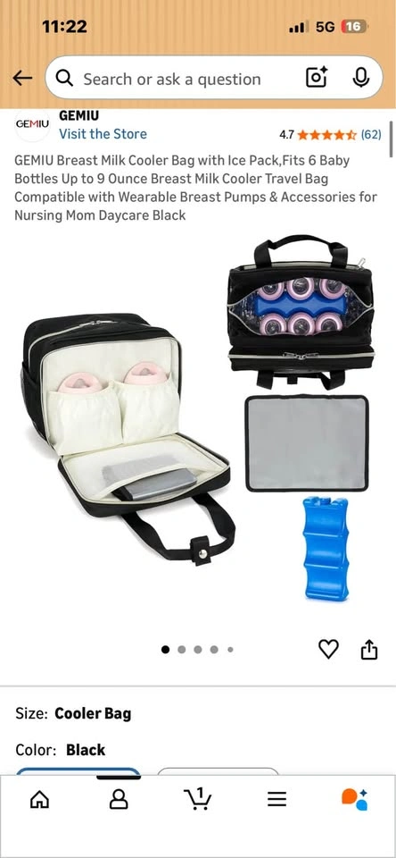 GEMIU Baby Milk Cooler Travel Bag - photo 2