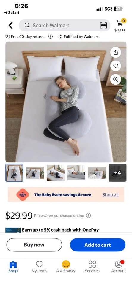 Pharmedoc C Shape Pregnancy Body Pillow - photo 3