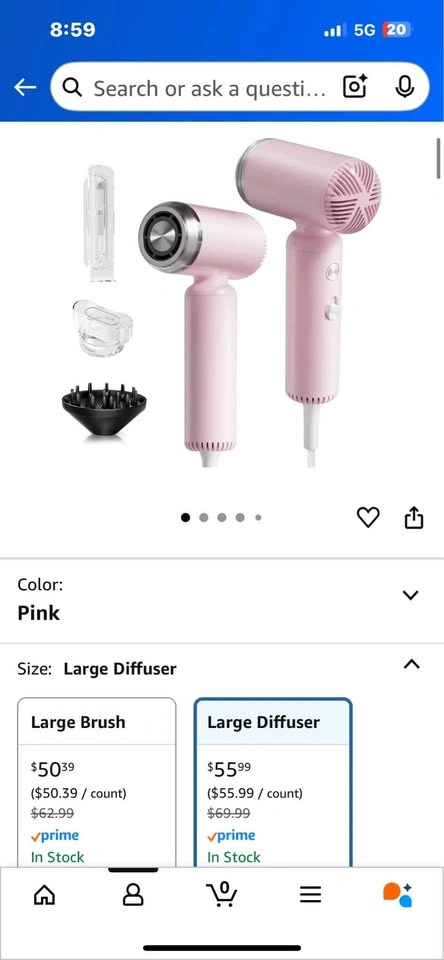 NEW WEBEAUTY Mini Hair Dryer 110k RPM - photo 5