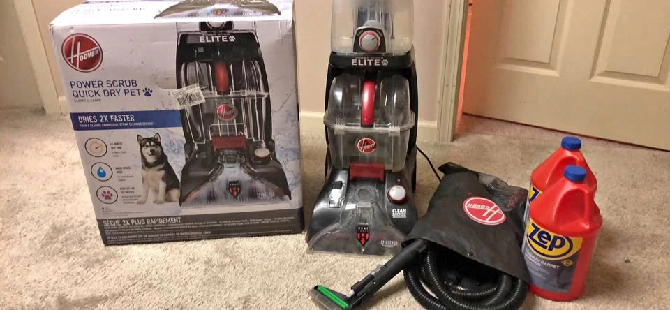 Hoover Power Scrub Quick Dry Pet Elite Carpet Cleaner