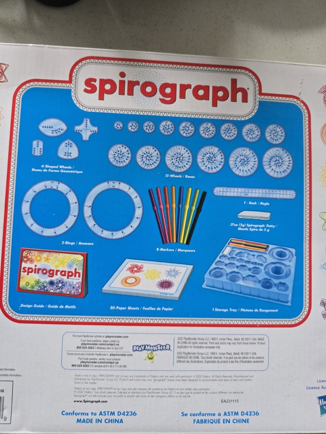 Brand new kids spinograph set - photo 4