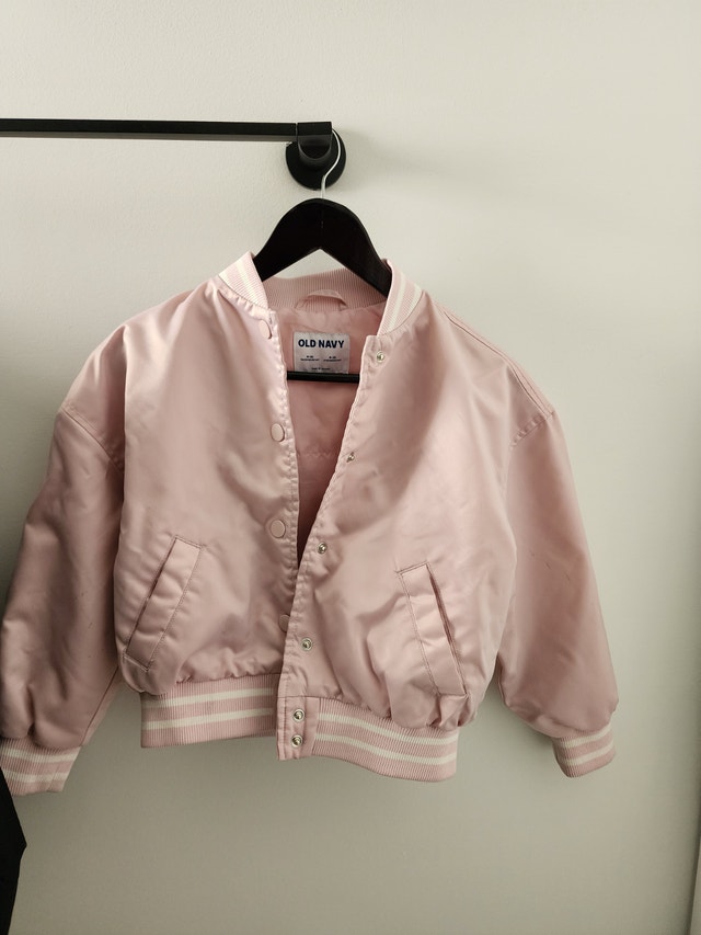Girls size 8 M water resistant bomber jacket