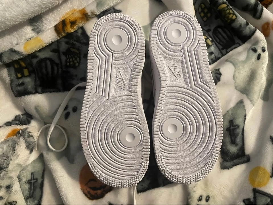 Youth Nike Air Force 1 Low Triple White - photo 2