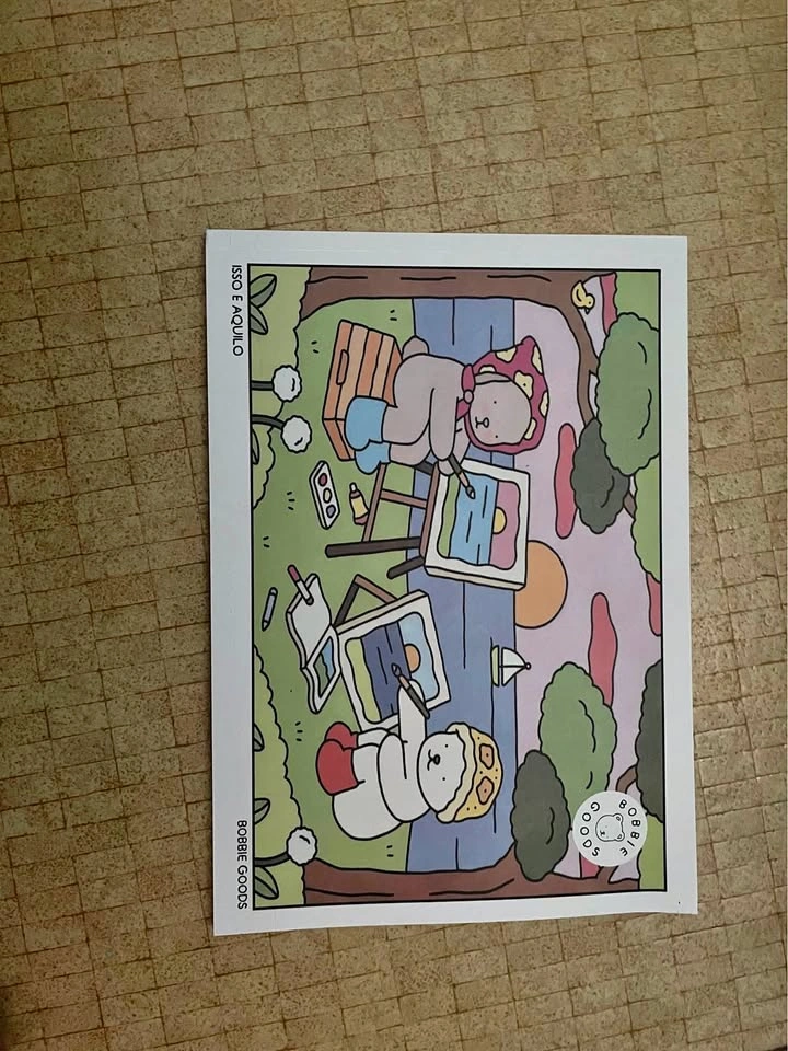 3 Bobbie colouring books