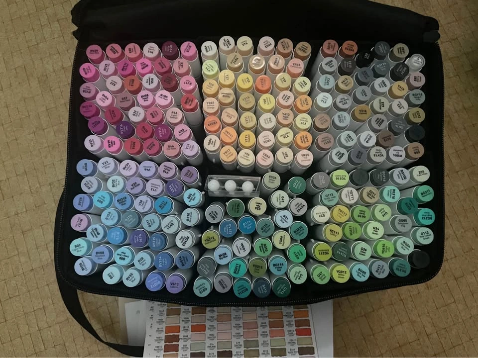 Honolulu Ohuhu 216 Markers Brush Tip & Chisel - photo 2