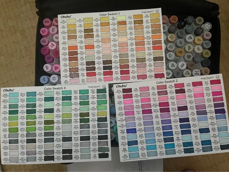 Honolulu Ohuhu 216 Markers Brush Tip & Chisel - photo 3