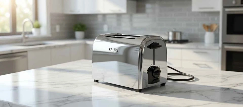 Krups 2 Slice Stainless Steel Chrome Toaster