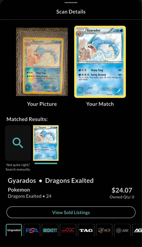 Pokemon Dragons Exalted Reverse Holo Gyarados - photo 5