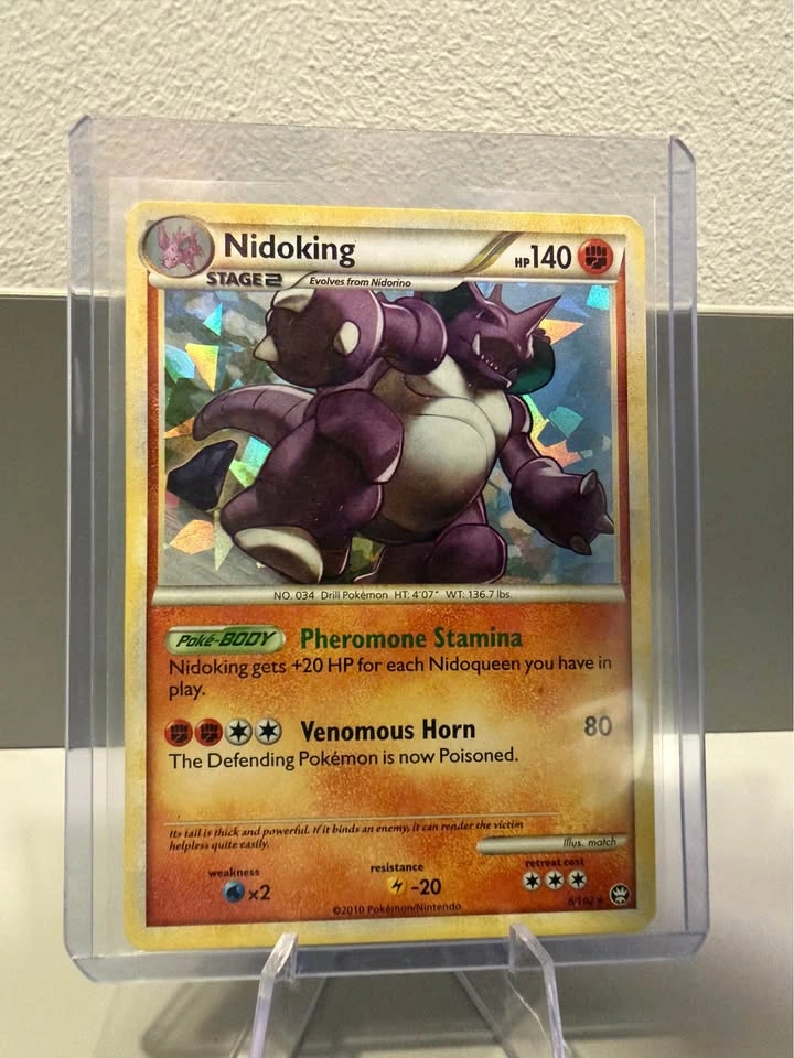 Pokemon Nidoking Cracked Ice Holo ✨ - photo 2