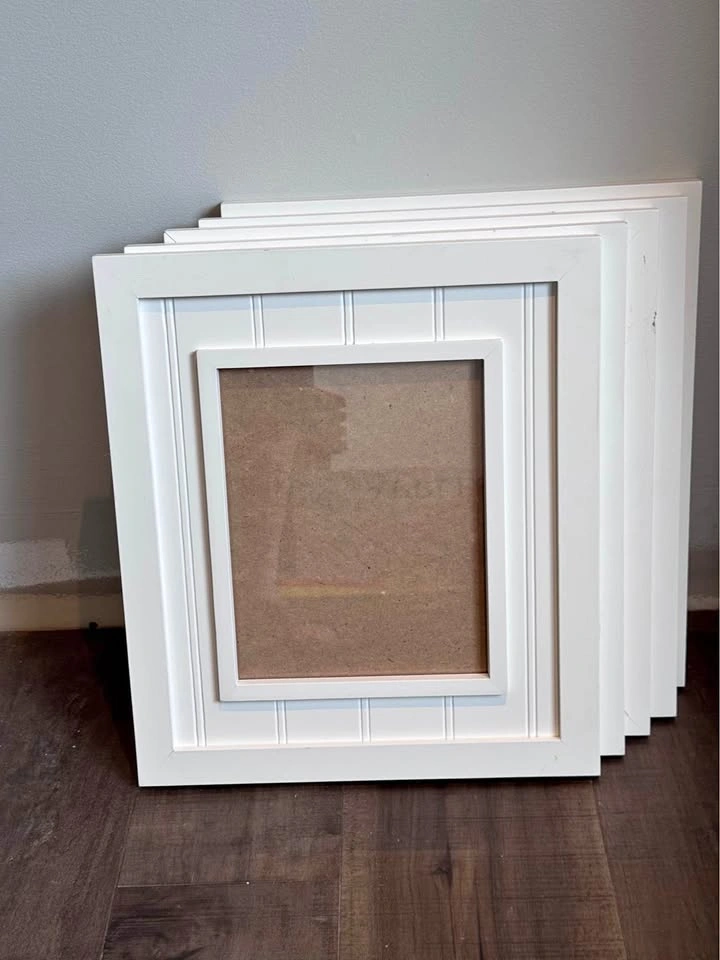 Set of 5 Studio Décor White Gallery Frames 14x16 | Fits 8x10 Pho