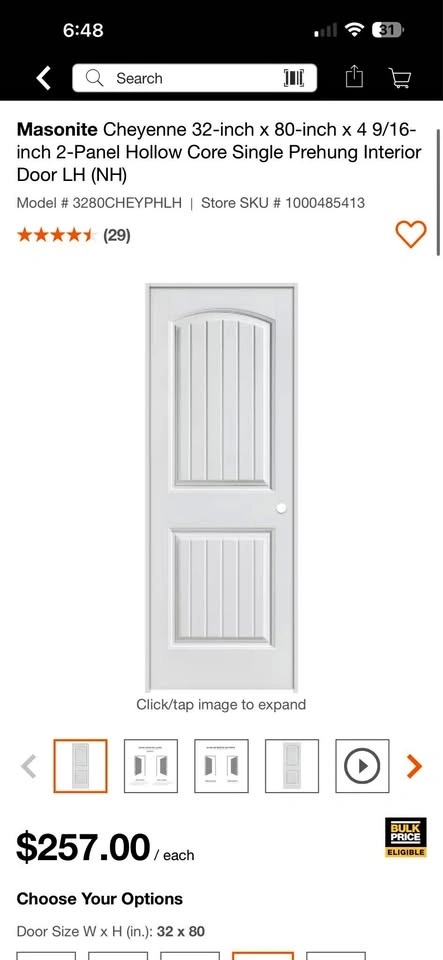Cheyenne 2-Panel Plank Interior Doors