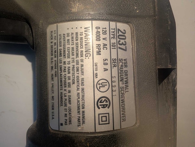 Makita & Black+Decker Drywall Screw Guns - photo 3
