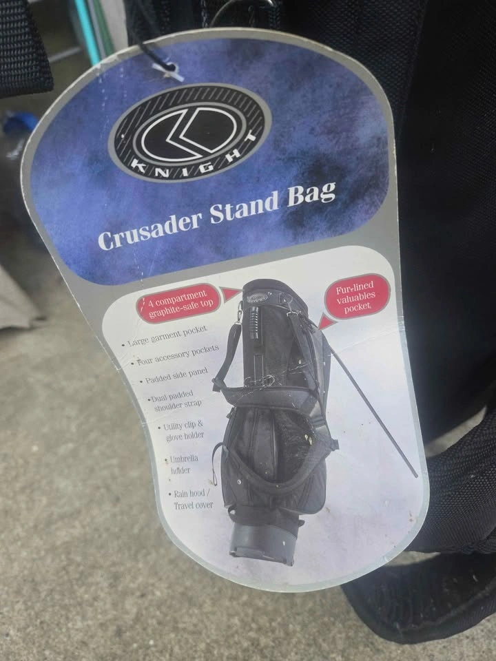 Knight Crusader Golf Stand Bag, Clubs, and Balls - photo 4