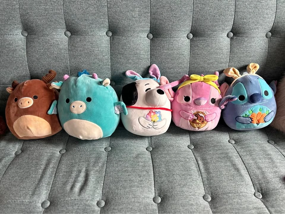 Disney & Rare Squishmallow Bundle - Snoopy, Stitch, Moose & More