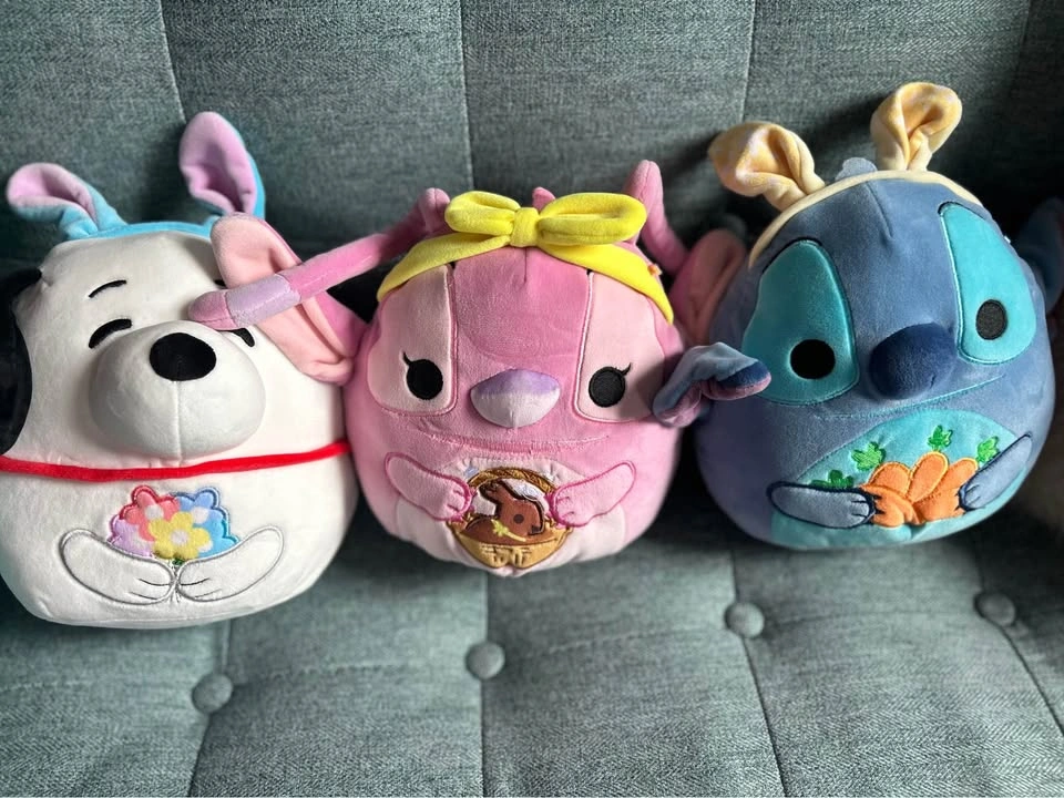 Disney & Rare Squishmallow Bundle - Snoopy, Stitch, Moose & More - photo 3