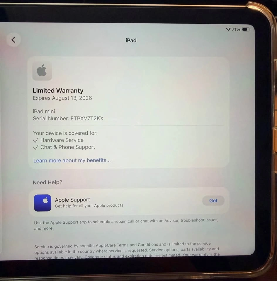 Mint Apple iPad mini 7 256GB Starlight - photo 3