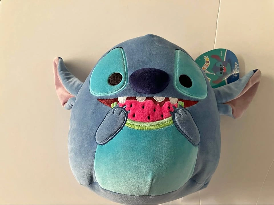 Jazwares Squishmallows Disney 8 inch Plush | Stitch eating Water