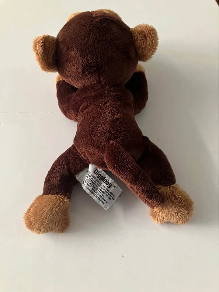 Russ Berrie Diggleby the Monkey Stuffed Animal Plush Toy 11" - photo 3