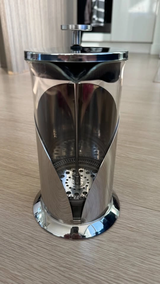 34oz French Press Coffee Maker (Stainless Steel & Glass) - photo 2