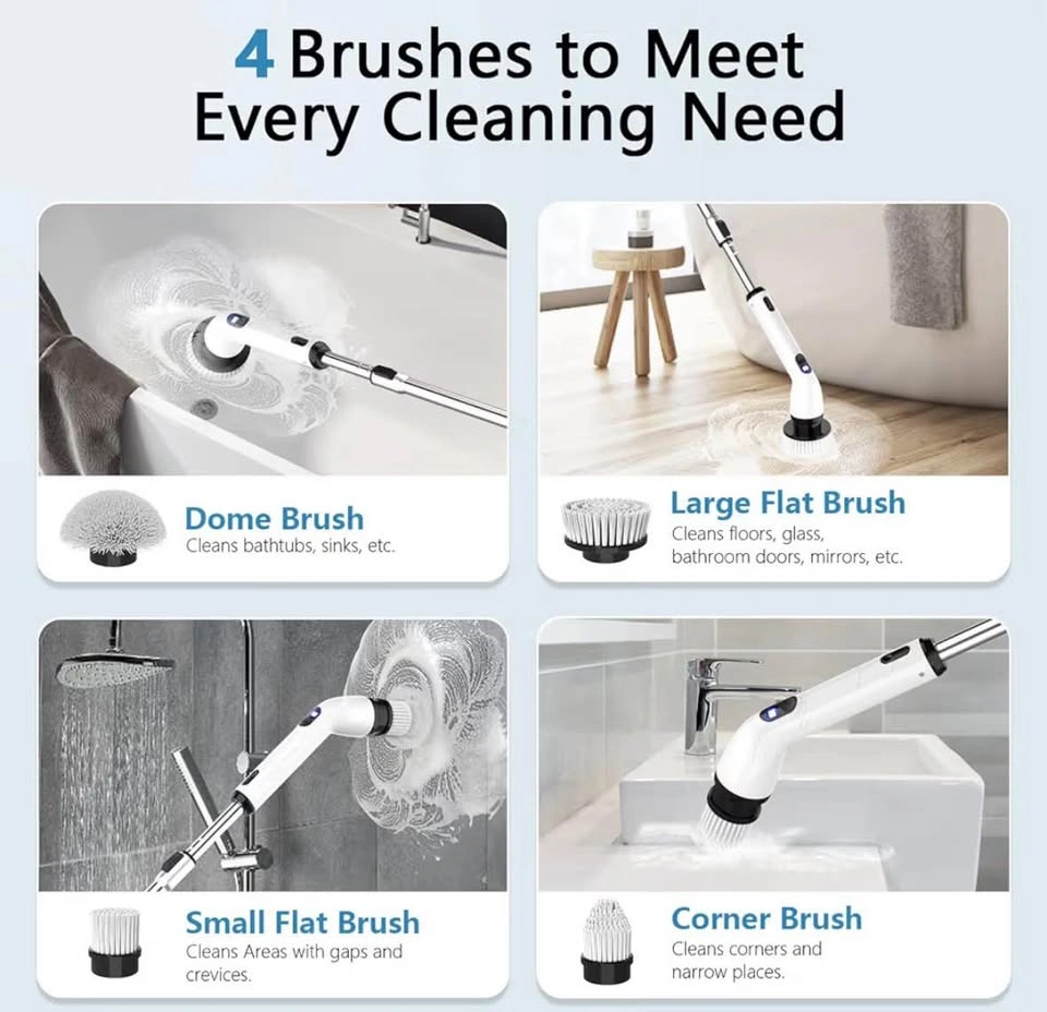 Cordless Electric Spin Scrubber - Bathroom Cleaner (Brand New) - photo 3