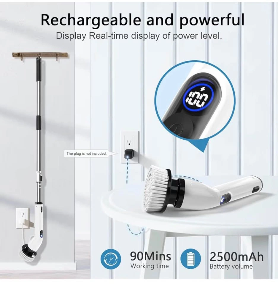 Cordless Electric Spin Scrubber - Bathroom Cleaner (Brand New) - photo 5