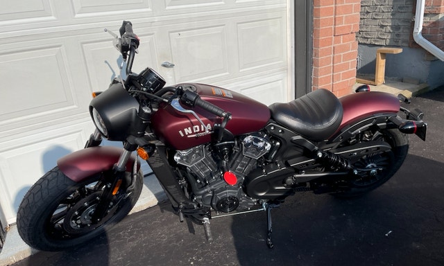 2021 Indian Scout Bobber - Burgundy - Excellent Condition - photo 3