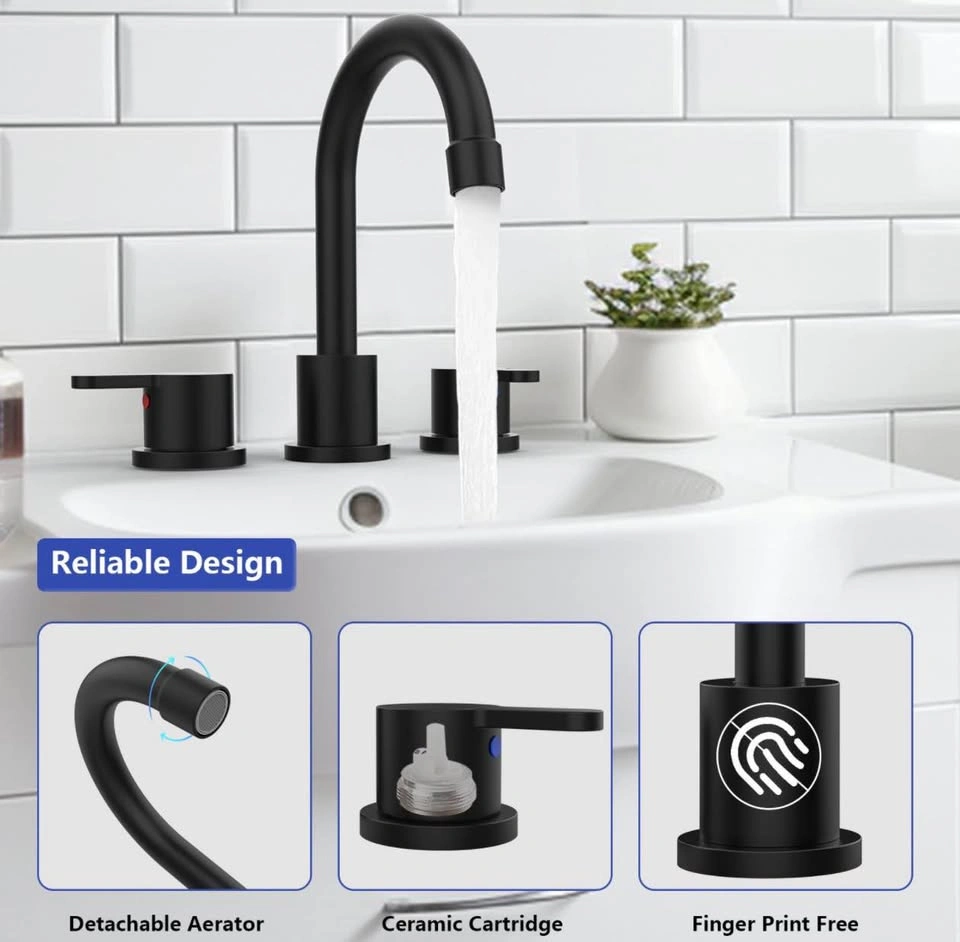 Black Faucet for Bathroom - photo 4