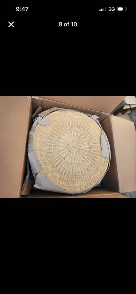 The Citizenry Ora Wicker Coffee Table - photo 3