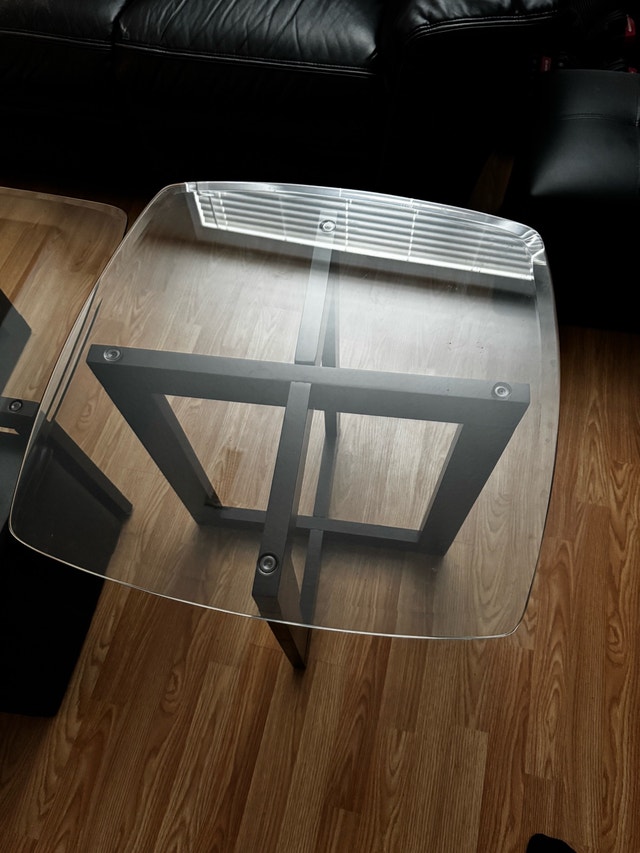 Glass Coffee Table & Side Table - photo 3