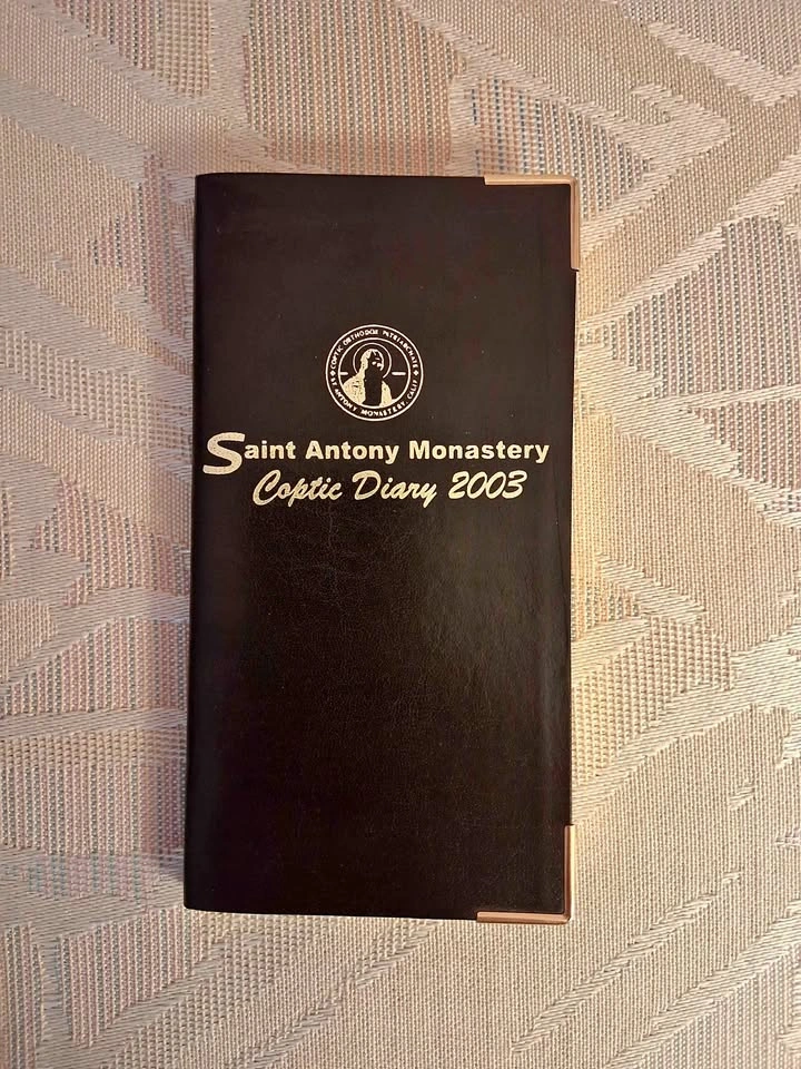 Vintage 2003 Saint Antony Monastery Coptic Diary & Worldwide Chu