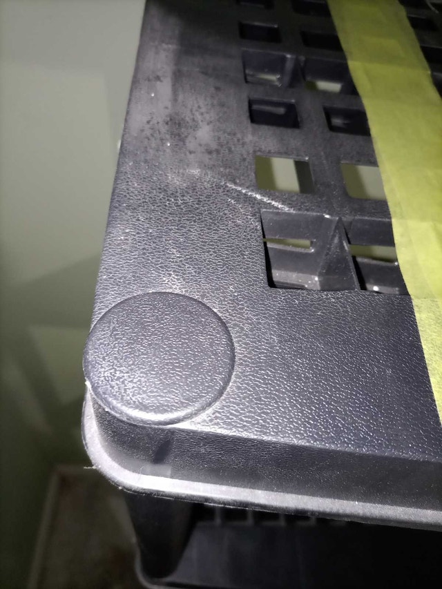 Hard plastic storage shelf - photo 2