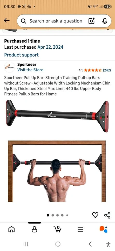 Sportneer Pull Up Bar
