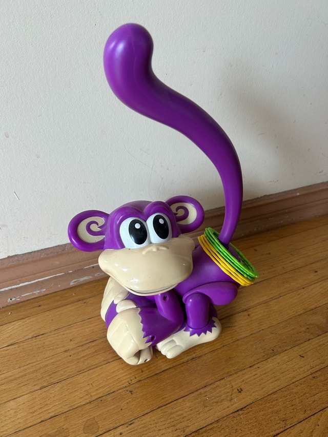 Battery-Operated Monkey Ring Toss Toy - photo 2
