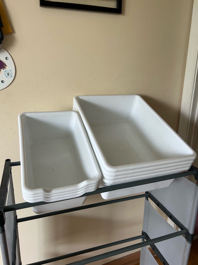 Storage Cart with Clean White Bins – Durable & Heavy Duty - photo 3