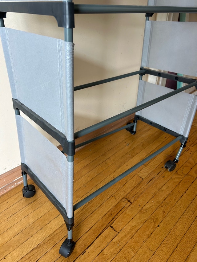 Storage Cart with Clean White Bins – Durable & Heavy Duty - photo 4
