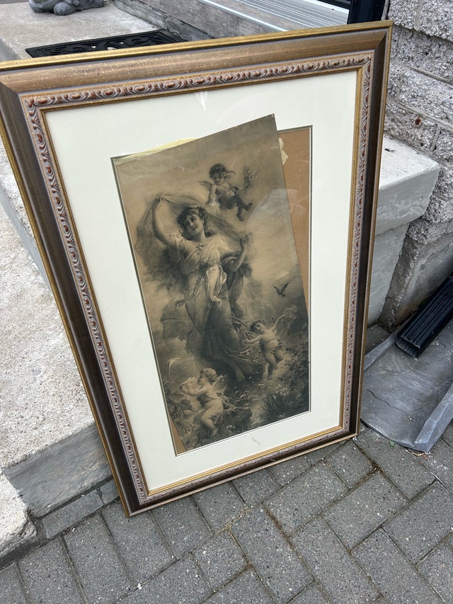 Vintage Victorian Art Prints – Ornate Gold Frames - photo 5
