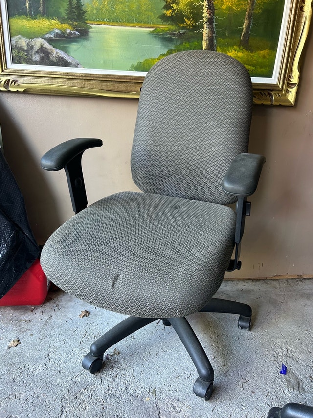 Light Grey High-Back Office Chair – Adjustable Desk Chair - photo 3