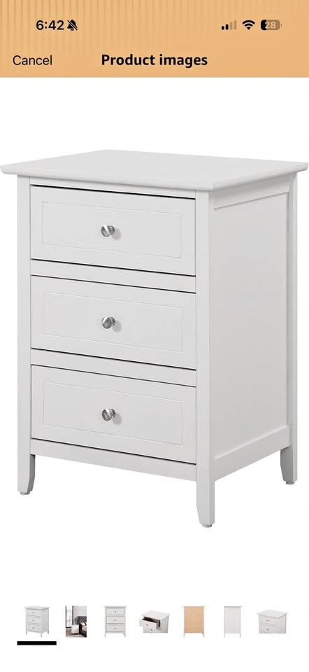 White nightstand - excellent used condition