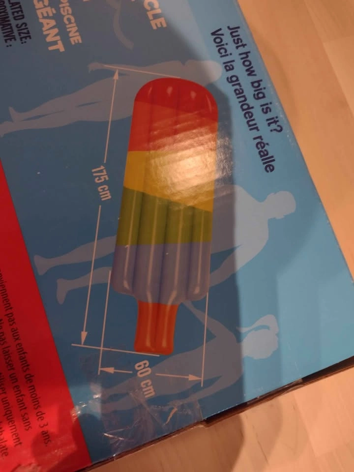 BNIB Giant Popsicle Pool Float - photo 3