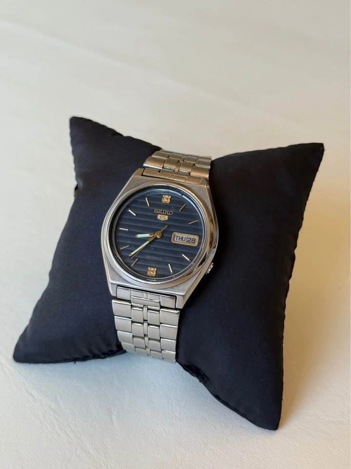 Seiko Men's Automatic Watch - Navy Blue Dial (7009) - photo 3