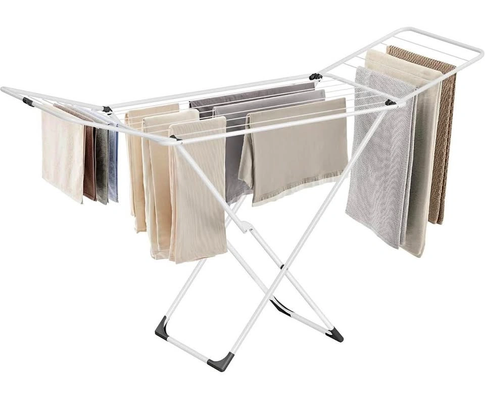 New-Metal Laundry Foldable Clothes Drying Rack, ULLR540W01