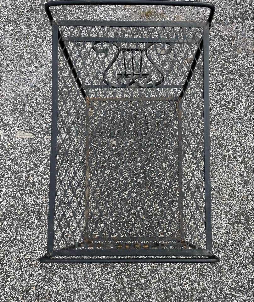 Wrought Iron Bar Cart MCM - photo 5