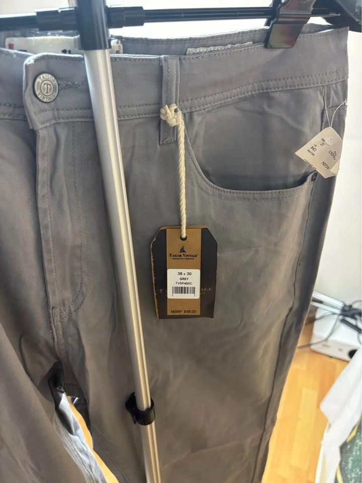 Tailor Vintage Grey Pants 38x30 - photo 5