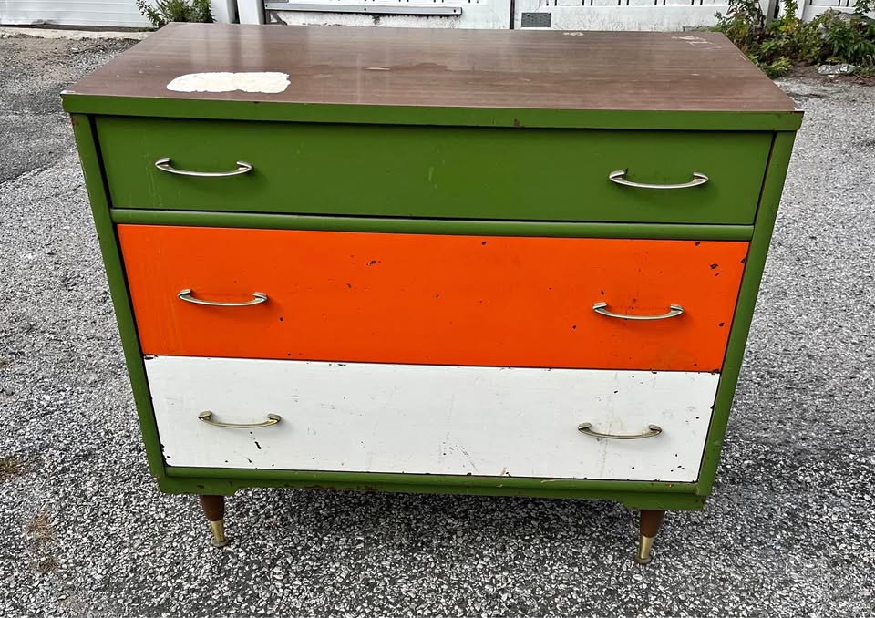 Danish Modern Walnut Bachelors Chest